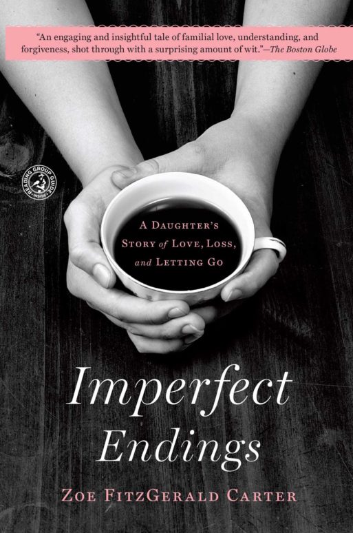 book cover for Zoe Fitzgerald carter's "imperfect endings" 