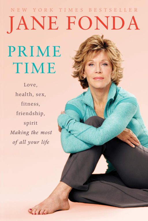 cover for Jane Fonda's book "prime time" 