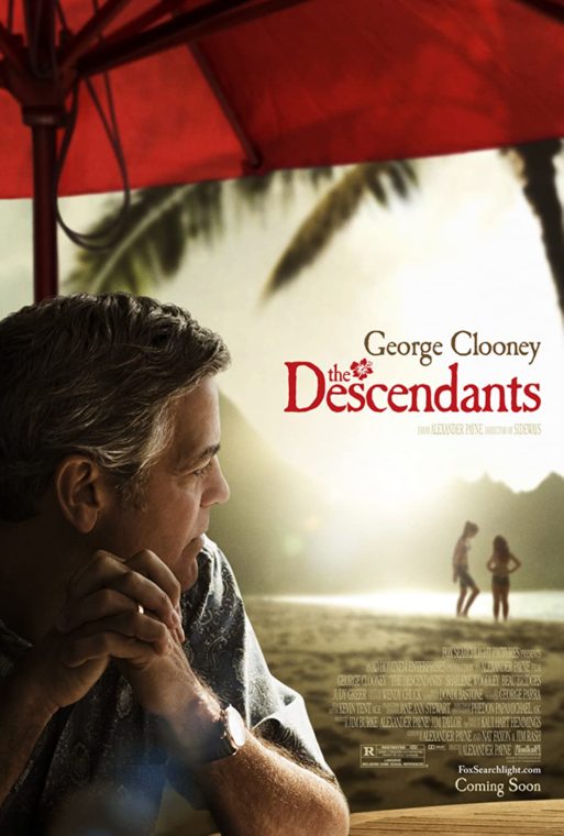 poster for the George Clooney movie "the descendants"