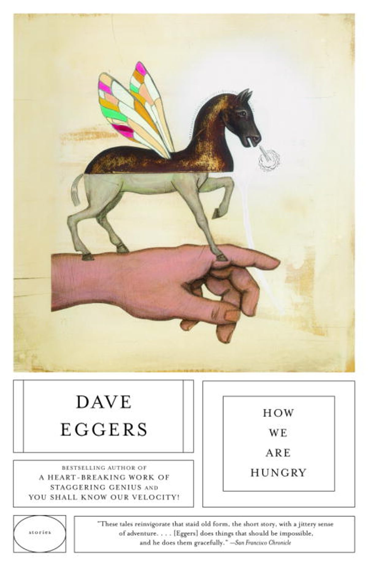 book cover for Dave eggers' how we are hungry