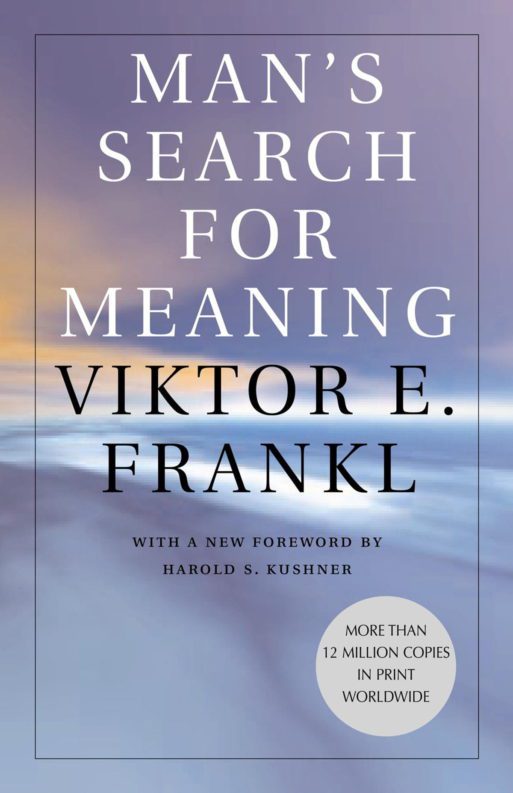 Book cover for mans search for meaning by Viktor e frankl