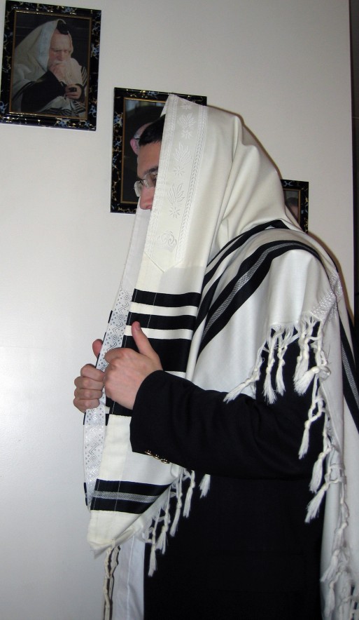  Chevra Kadisha prayer shawl used for traditional burial