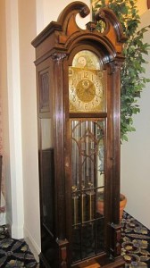 old haunted grandfather clock