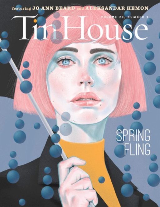magazine cover for volume 20 number 3 of "tin house" 