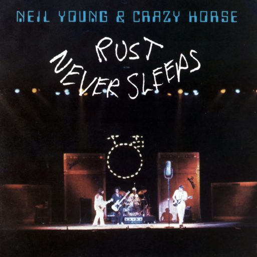 Neil young and crazy horse rust never sleeps album cover
