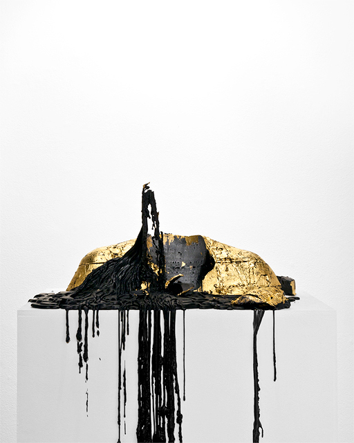 alex forsyth self portrait in gold