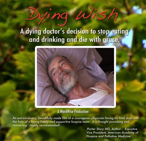 promotional flyer for documentary "dying wish"