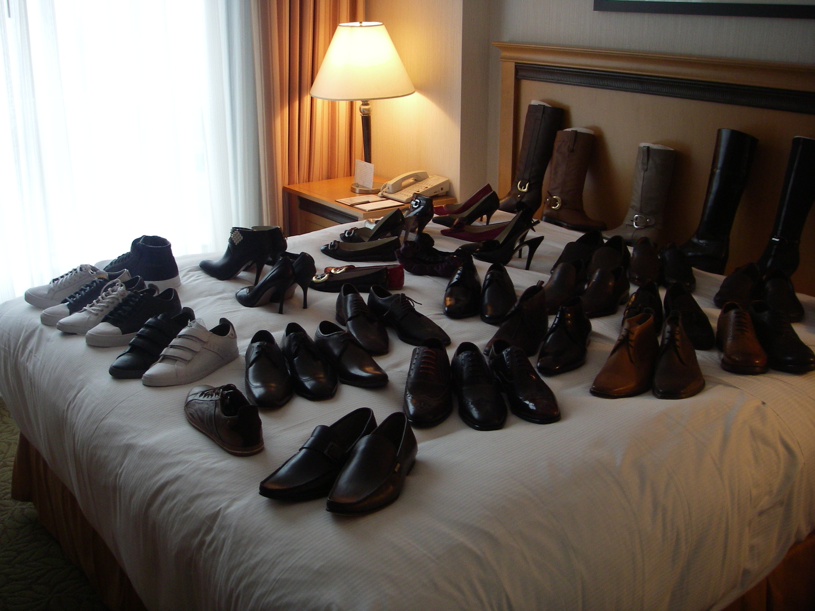 Shoes bed