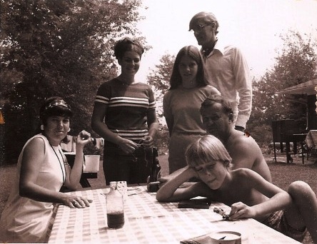 My family - My parents, younger brother, my aunt and uncle Dick
