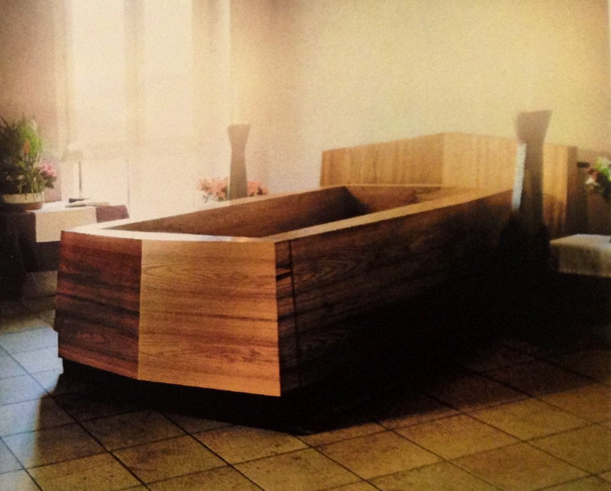 Example of a room where the body is bathed before the service - Ita Wegman clinic in Switzerland