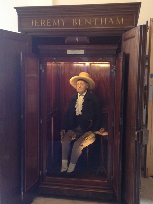 Jeremy Bentham auto icon death preservation body
