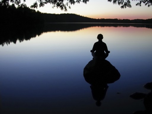 meditation nature calm lake sunset lake