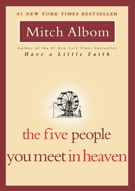 Book cover for Mitch Albom's "the five people you meet in heaven"