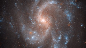 Photo of galaxy representing a space burial