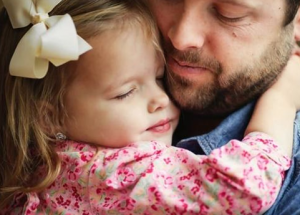 Ben Nunery daughter pictures father and daughter hug