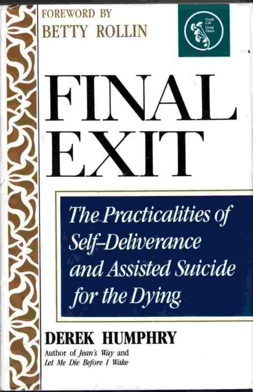 Book cover for Derek Humphry's "Final Exit"