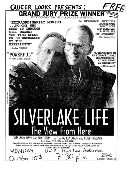 Poster for silver lake life: the view from here