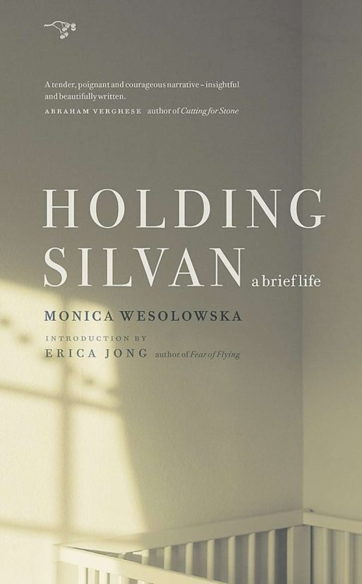 book cover for "holding silvan" by Monica wesolowska