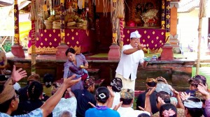 Honoring loved ones at a Balinese Fire burial