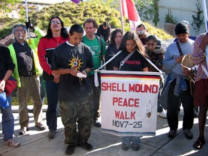 Shellmound walkers with Morning Star Gali