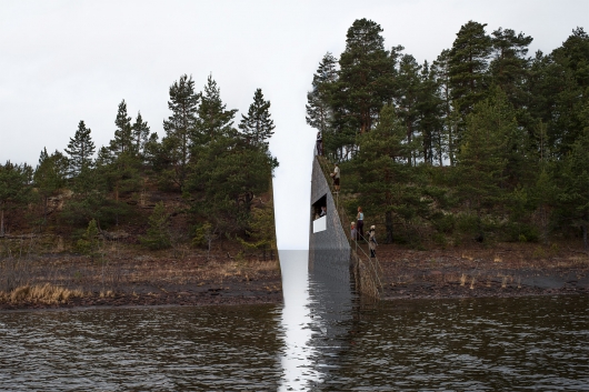 Jonas Dahlberg, norway memorial, lake, norway lake, swedish designer