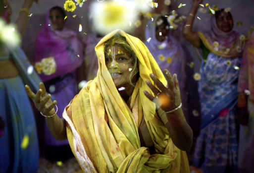 Holi, Hindu festival, widow, India, Indian woman
