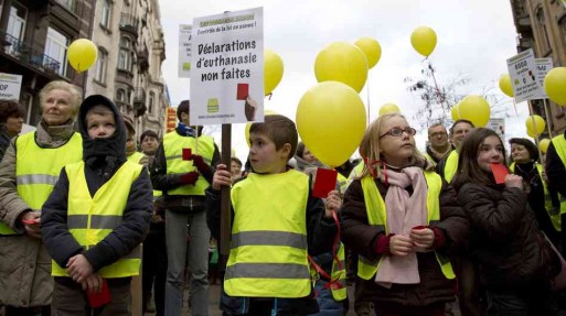 euthanasia bill, protesting belgians, terminally ill children