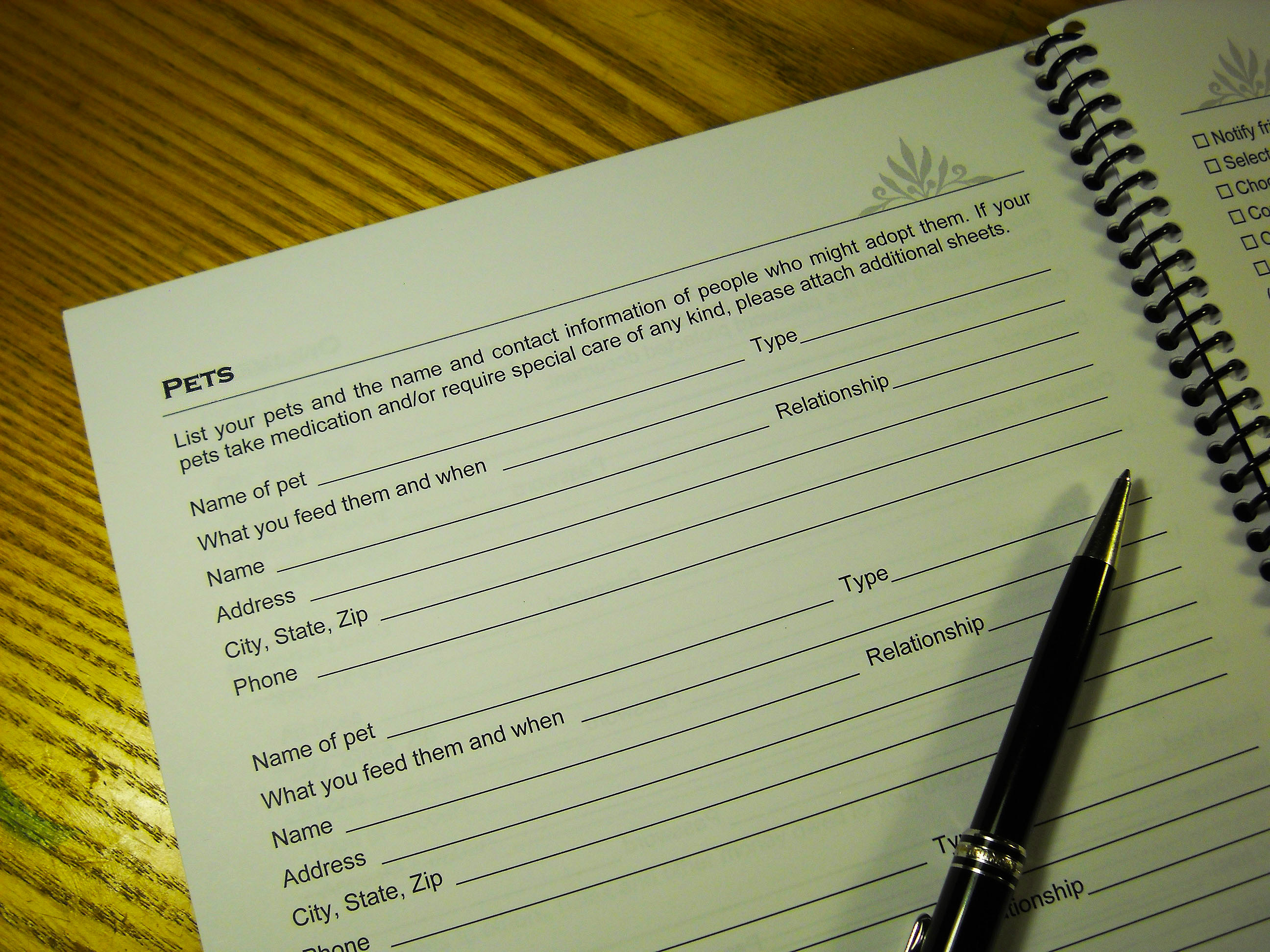 'Before I Go' Funeral Planner