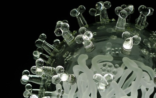 Swine Flu, Swine Flu virus, Luke Jerram sculpture, Luke Jerram Swine Flu, H1N1, H1N1 virus