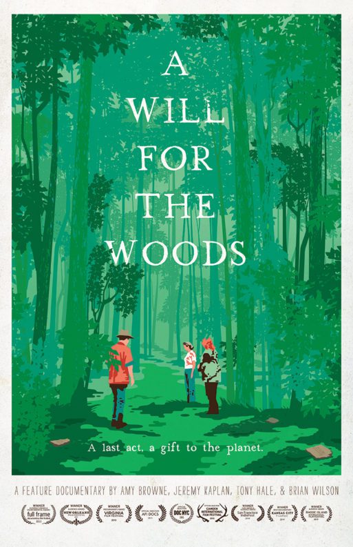poster for "a will for the woods" documentary
