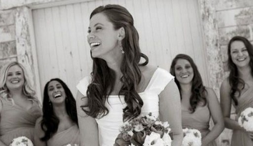 A photo of Brittany Maynard smiling at her wedding