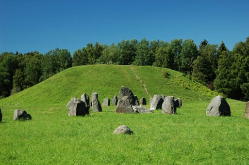 Celtic burial mounds for honoring the dead
