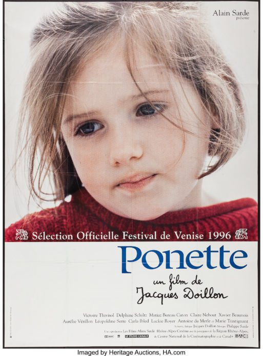 Poster for the French movie "Ponette"