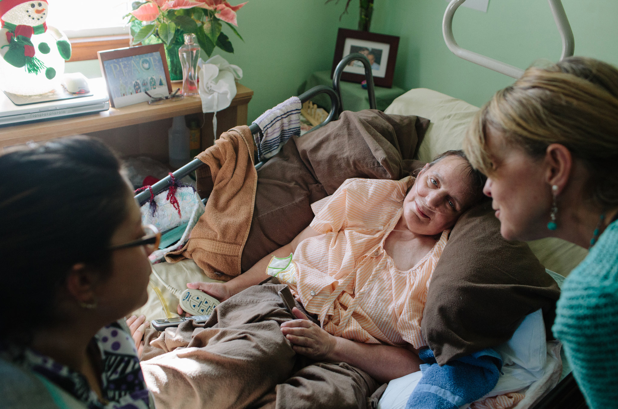 Martha Keochareon in in pallative care teaching nursing students how to care for the dying