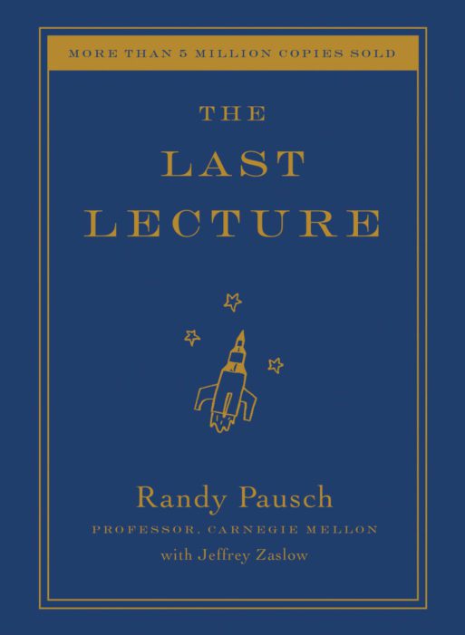 book cover for Randy Pausch's "The last lecture"