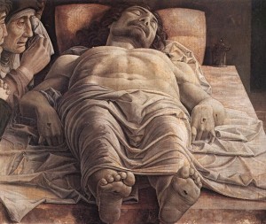 "Lamentation of Christ" Andrea Mantegna (1480) (Credit: wikipedia.org)