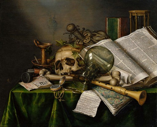 Edwaert Collier "Still Life with Books and Manuscripts" 