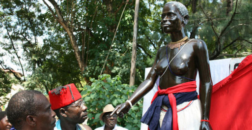 Statue of Mekatilili wa Menza Credit: hapakenya.com 
