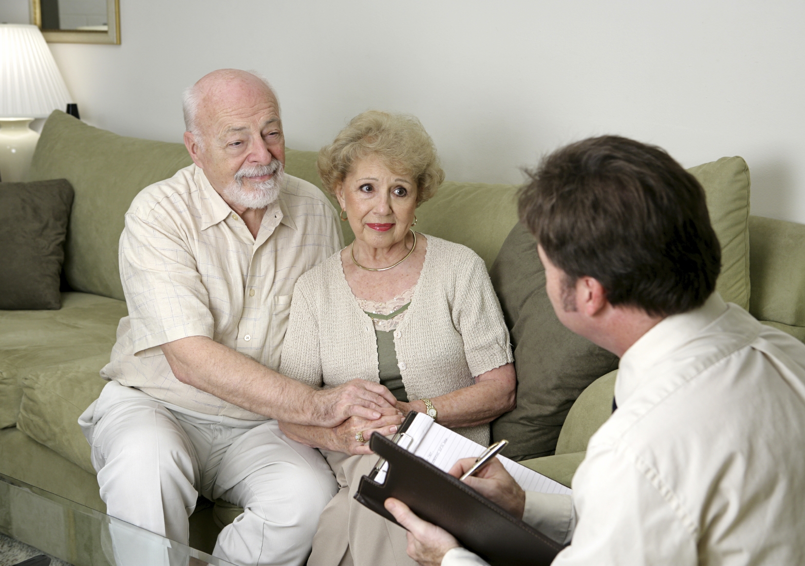 Alzheimer's patient with doctor
