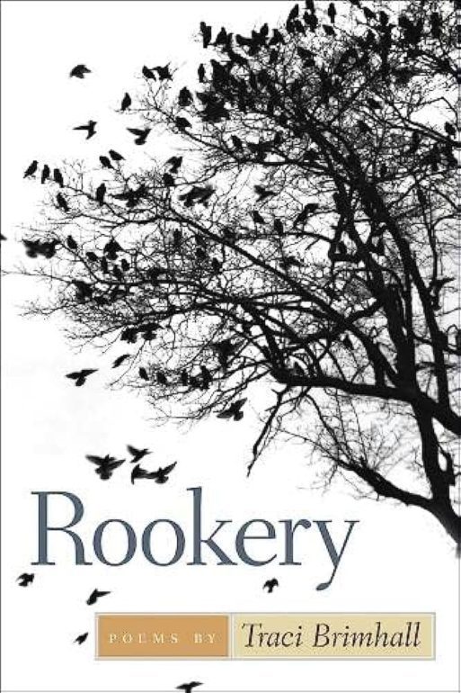 book cover for Traci Brimhall's "Rookery"