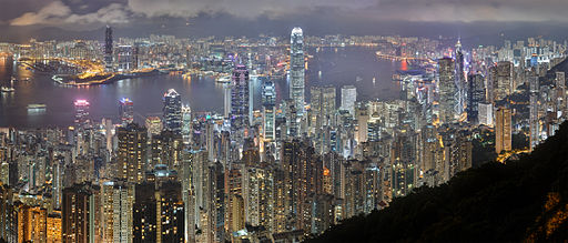 Hong Kong at night 