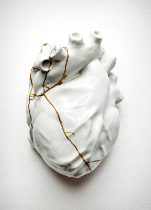 REPAIRED HEART kintsugi piece