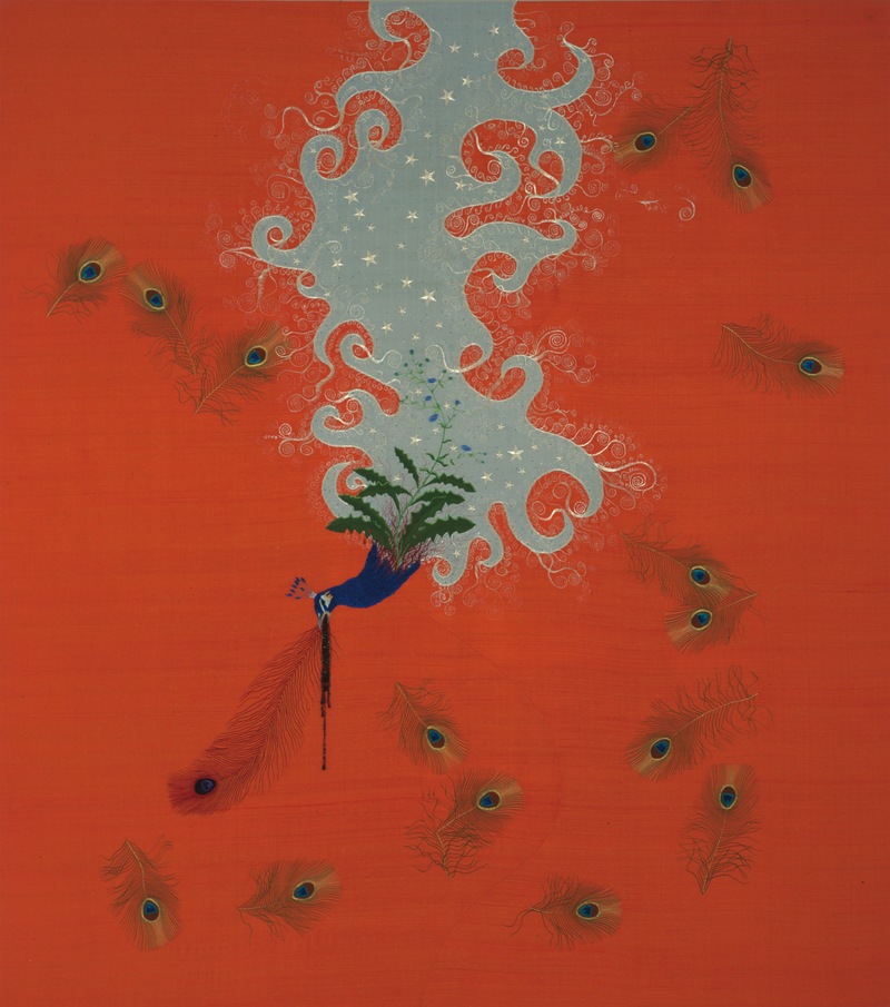 Mixed media art by Andrew Filomeno