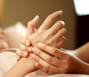 Soft tissue hand massage