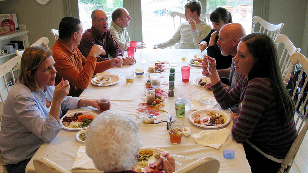 Talking about death and end of life over dinner with family