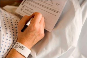 Signing advance directive