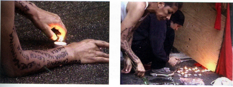 Rebecca Belmore performs "Vigil" to express grief and loss