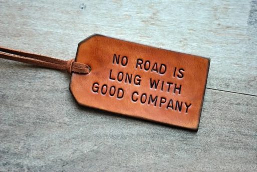 Saying "no road is long with good company" appreciates friendship even in death