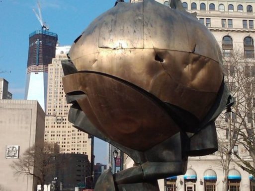 Fritz Koenig's "Sphere" outside Ground Zero
