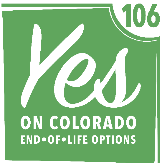 Yes on Colorado End of Life Options campaign logo for medical aid in dying law